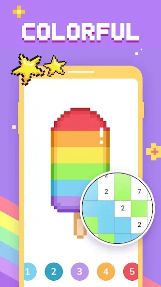 Взломанная Paint by Number — Pixel Art  [МОД Unlimited Money] — последняя версия apk на Андроид screen 1