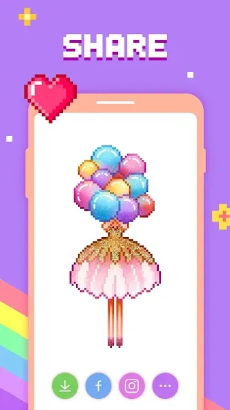 Взломанная Paint by Number — Pixel Art  [МОД Unlimited Money] — последняя версия apk на Андроид screen 5