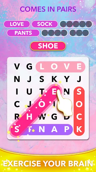 Взломанная Word Heaps Search — Word Games (Ворд Хипс Срч)  [МОД Много денег] — стабильная версия apk на Андроид screen 4
