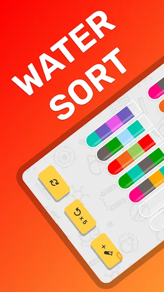 Взлом Water Sort Puzzle Color Game  [МОД Mega Pack] — полная версия apk на Андроид screen 1
