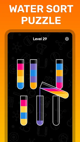 Взлом Water Sort Puzzle Color Game  [МОД Mega Pack] — полная версия apk на Андроид screen 3