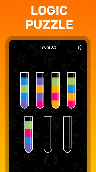 Взлом Water Sort Puzzle Color Game  [МОД Mega Pack] — полная версия apk на Андроид screen 4