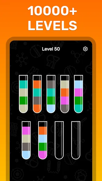 Взлом Water Sort Puzzle Color Game  [МОД Mega Pack] — полная версия apk на Андроид screen 5