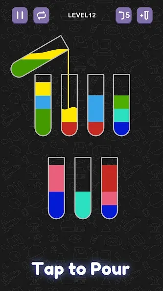 Скачать взлом Water Sort Puzzle — Sort Color  [МОД Бесконечные деньги] — полная версия apk на Андроид screen 1