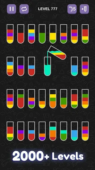 Скачать взлом Water Sort Puzzle — Sort Color  [МОД Бесконечные деньги] — полная версия apk на Андроид screen 2