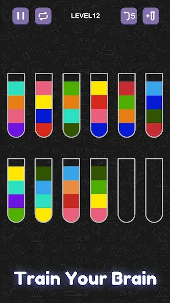 Скачать взлом Water Sort Puzzle — Sort Color  [МОД Бесконечные деньги] — полная версия apk на Андроид screen 4