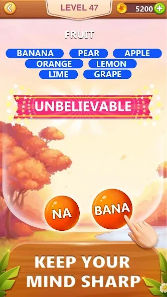Взломанная Word Bubble Puzzle — Word Game  [МОД Все открыто] — стабильная версия apk на Андроид screen 3